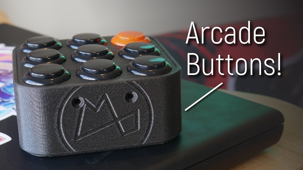 Making a custom macro keyboard with REAL arcade buttons