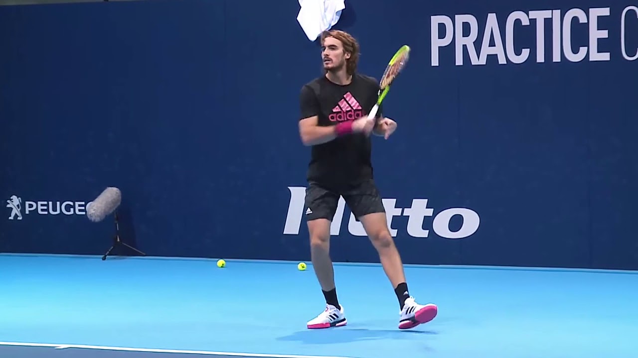 2020 Nitto ATP Finals Practice Stefanos Tsitsipas Wednesday
