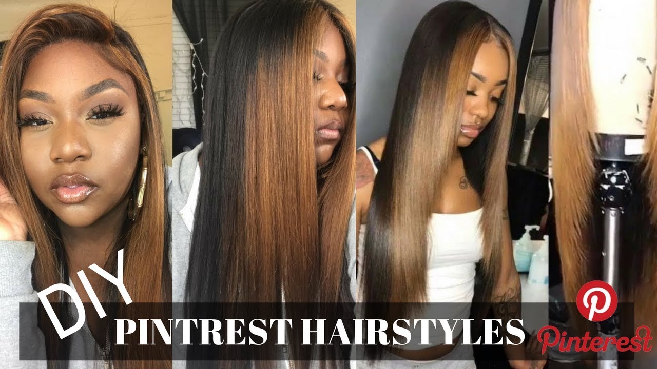 DIY || Sleek Half Brown Half Black Ombre WIG|| with Bleach