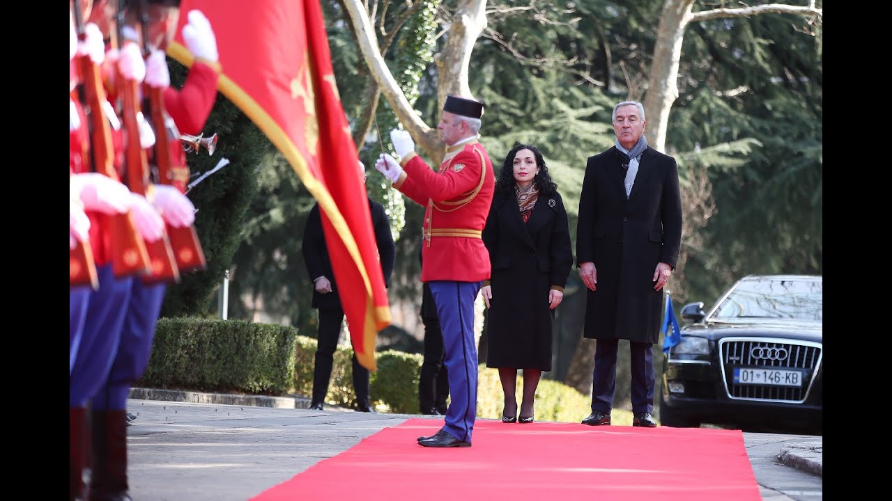 Predsjednik Đukanović dočekao predsjednicu Republike Kosovo Vjosu Osmani Sadriu
