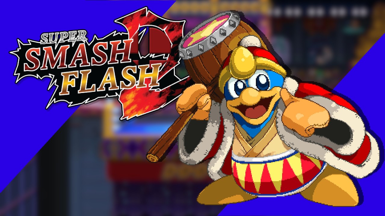 SSF2 King Dedede Full Moveset (Final Smash, Taunts Victory Screens, Kirby Hat, Star KO,  & More)
