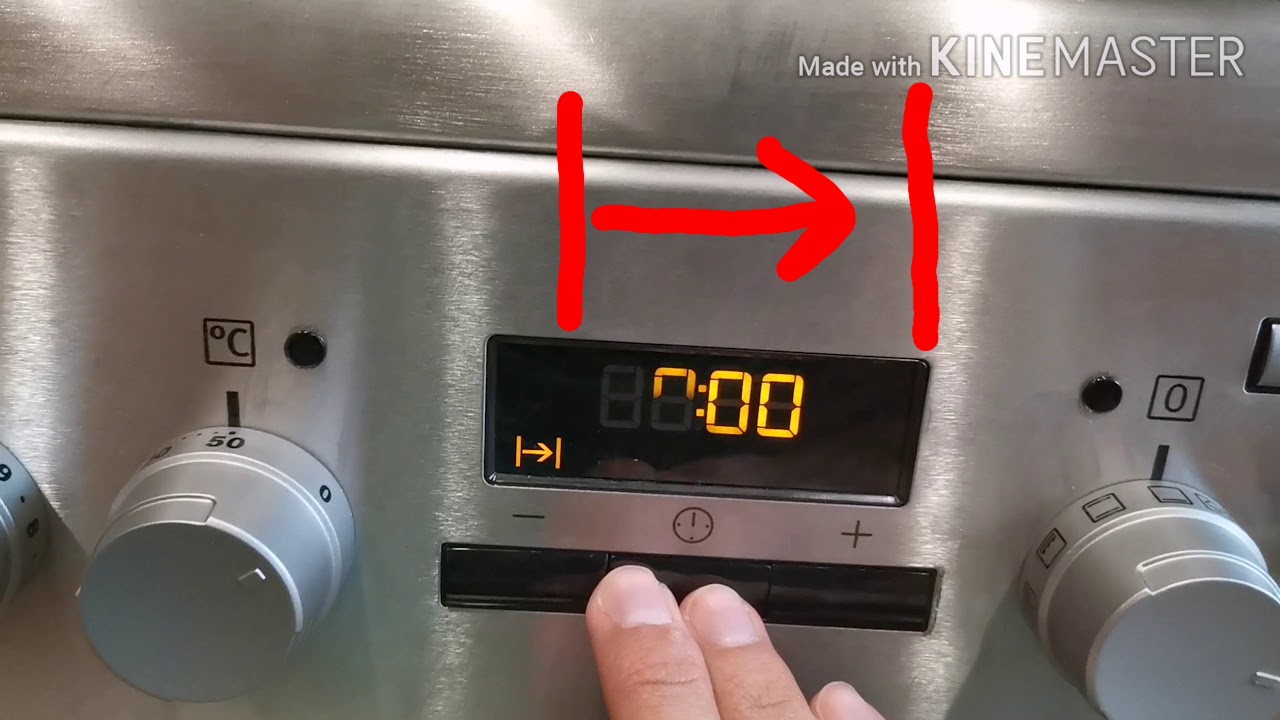 Как настроить таймер отключения духовки на плите electrolux