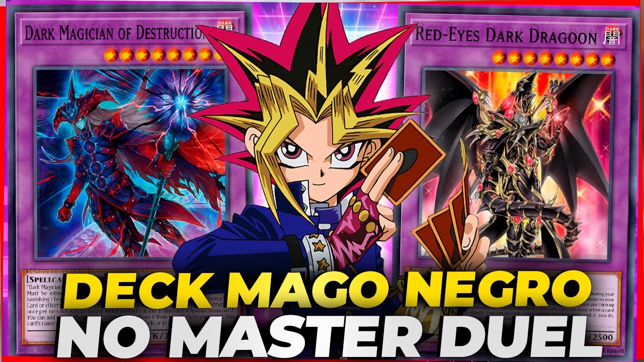 O MAGO NEGRO ESTÁ INSANO NO MASTER DUEL!! COMBOS BÁSICOS PARA APRENDER!!