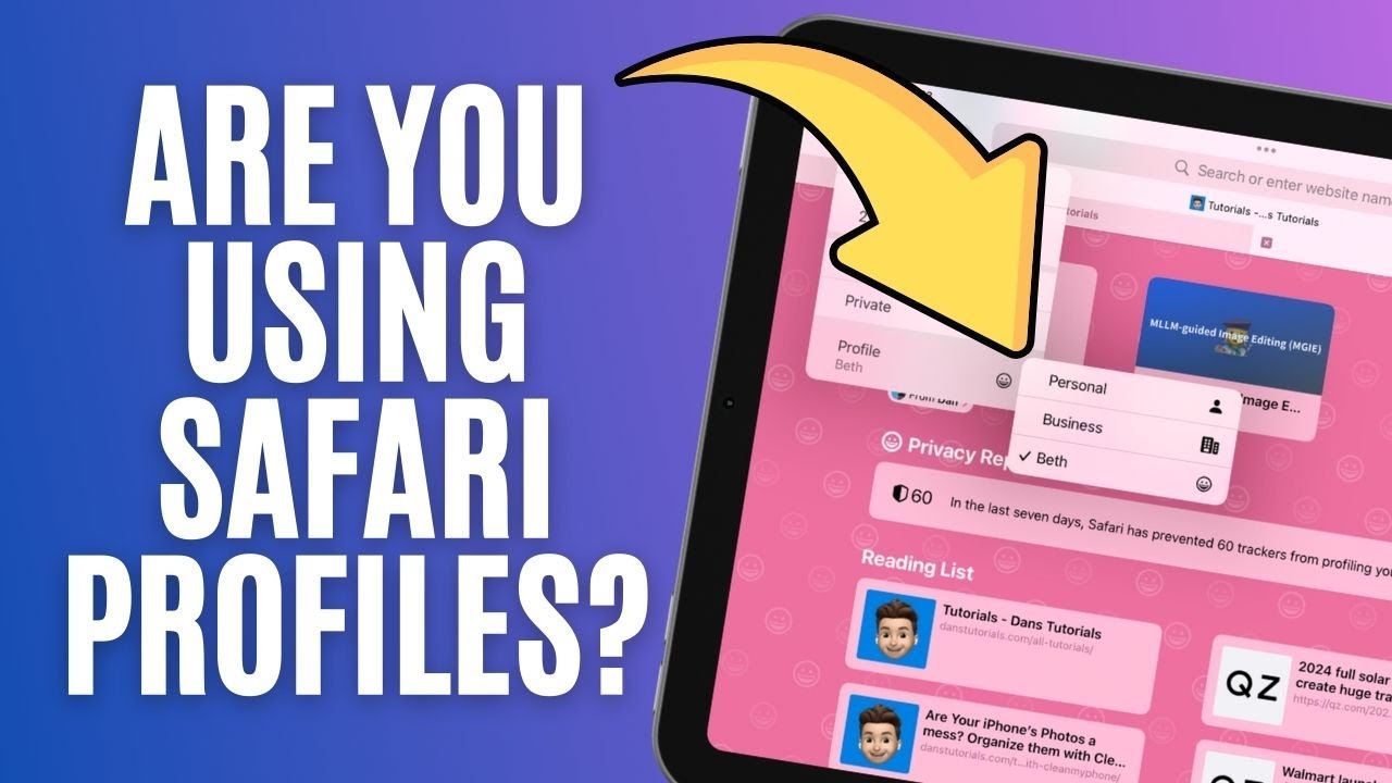 Can Safari Profiles on the iPad Revolutionize Your Web Experience? Yes! Find out how!