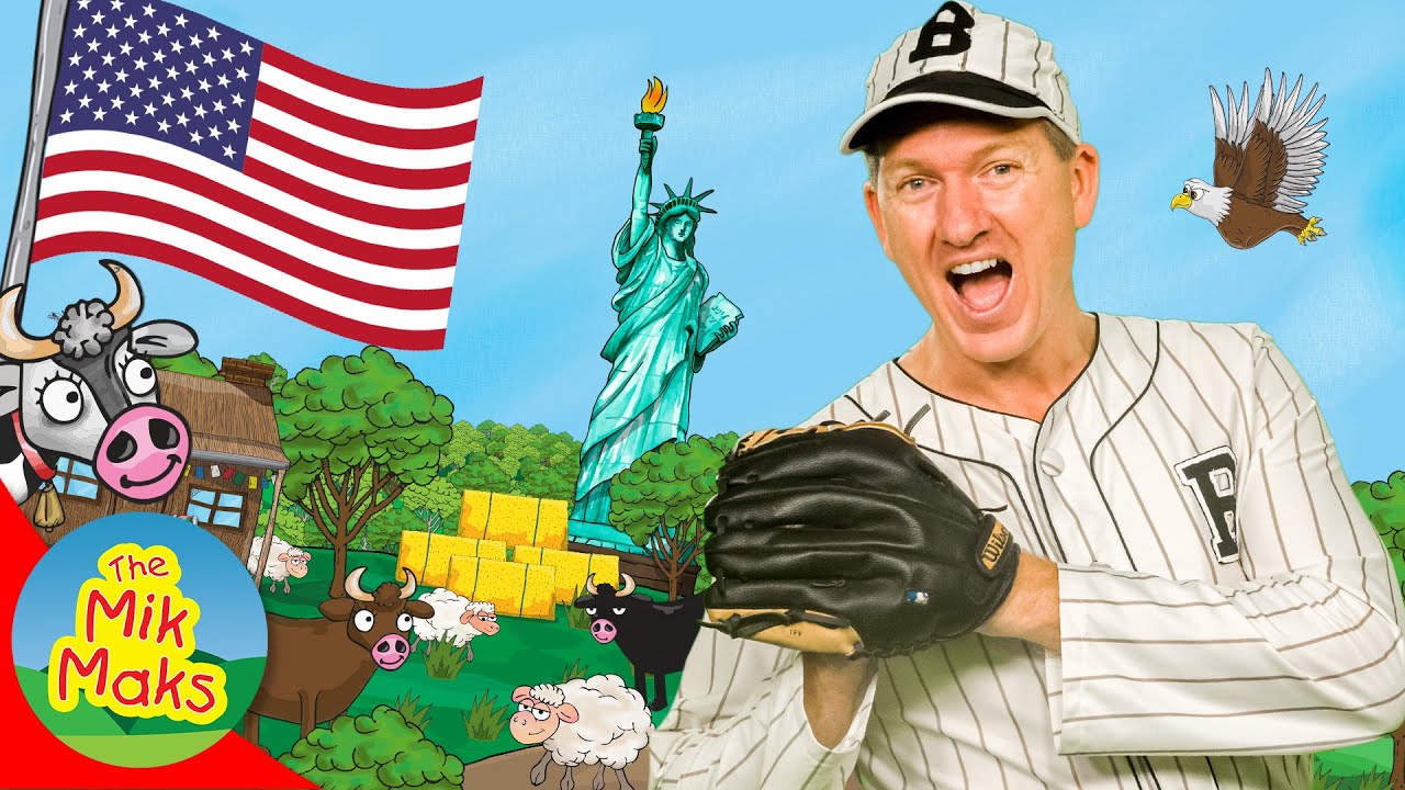 Old MacDonald Had A Farm America | Children Songs Nursery Rhymes Kids Videos | The Mik Maks