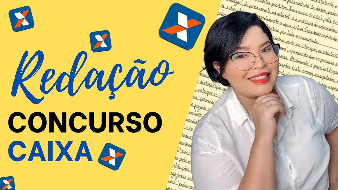 🔵CONCURSO CAIXA - APRENDA COM ESSA CORREÇÃO DE REDAÇÃO 🟠