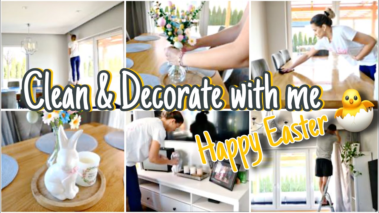 CLEAN & DECORATE WITH ME | EASTER 2026 | CLEANING MOTIVATION LIVINGROOM
