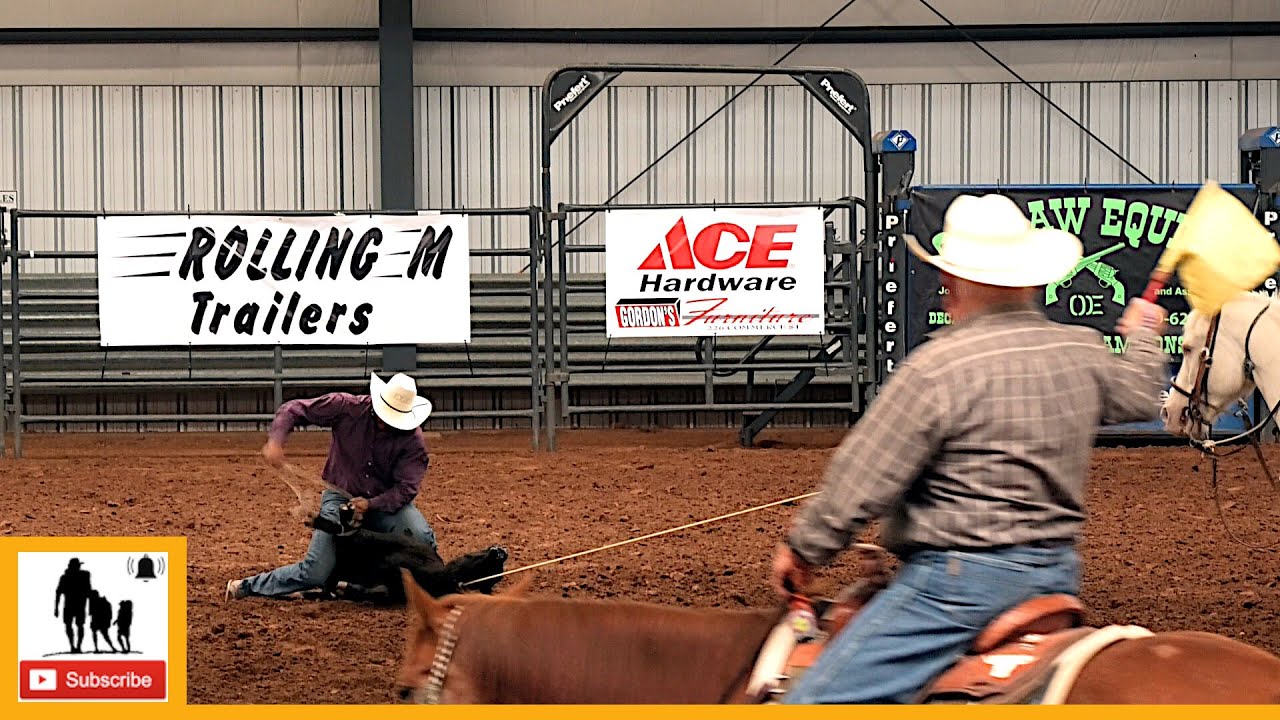 Первая попытка завязывания веревки — Story Vest Memorial Calf Roping 2023