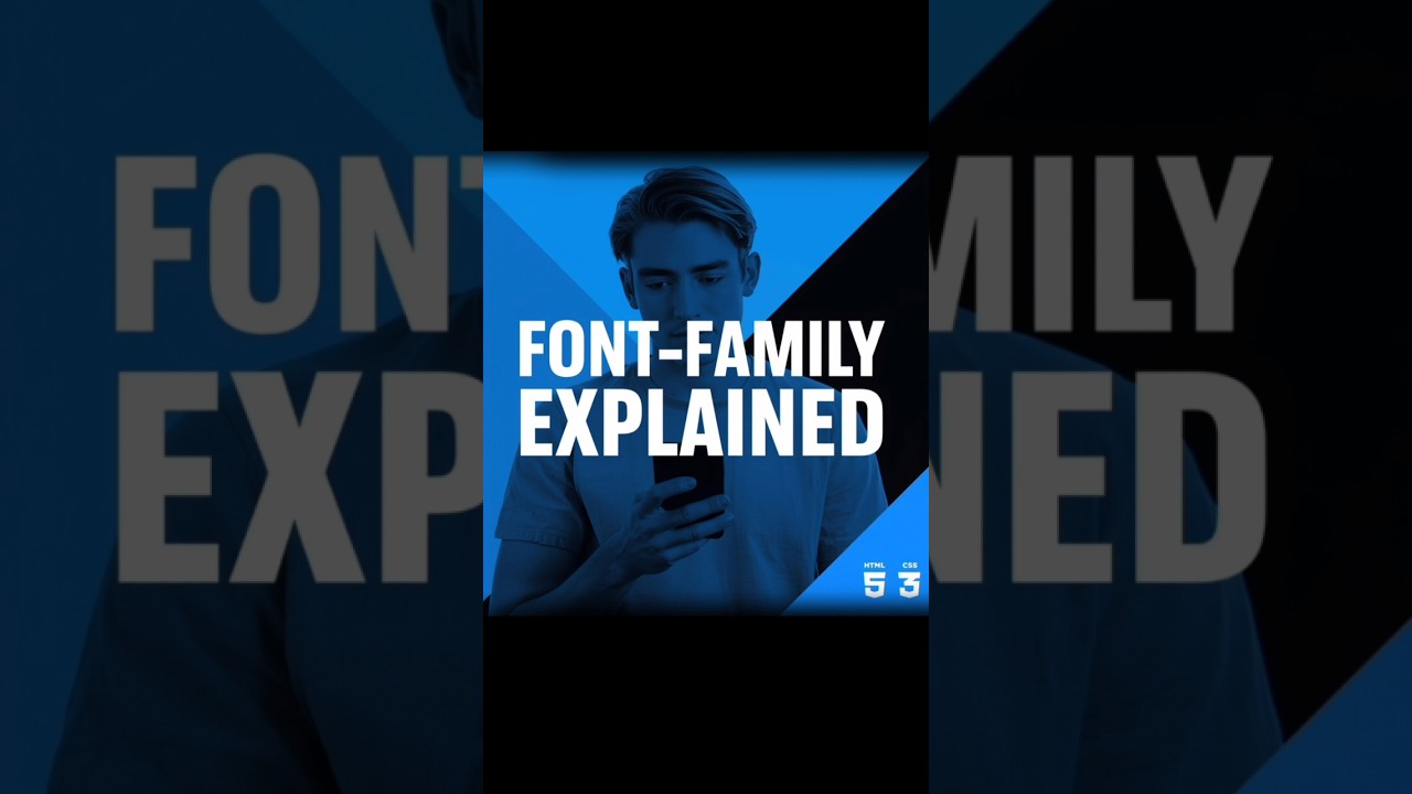 Understanding font-family in 