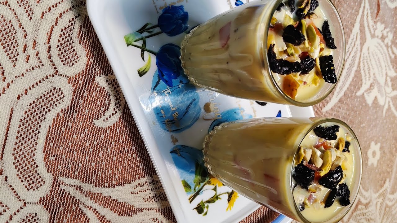 Vanilla Custard Sharbat Full Recipe _घर पर बनाएं आसान तरीका से 