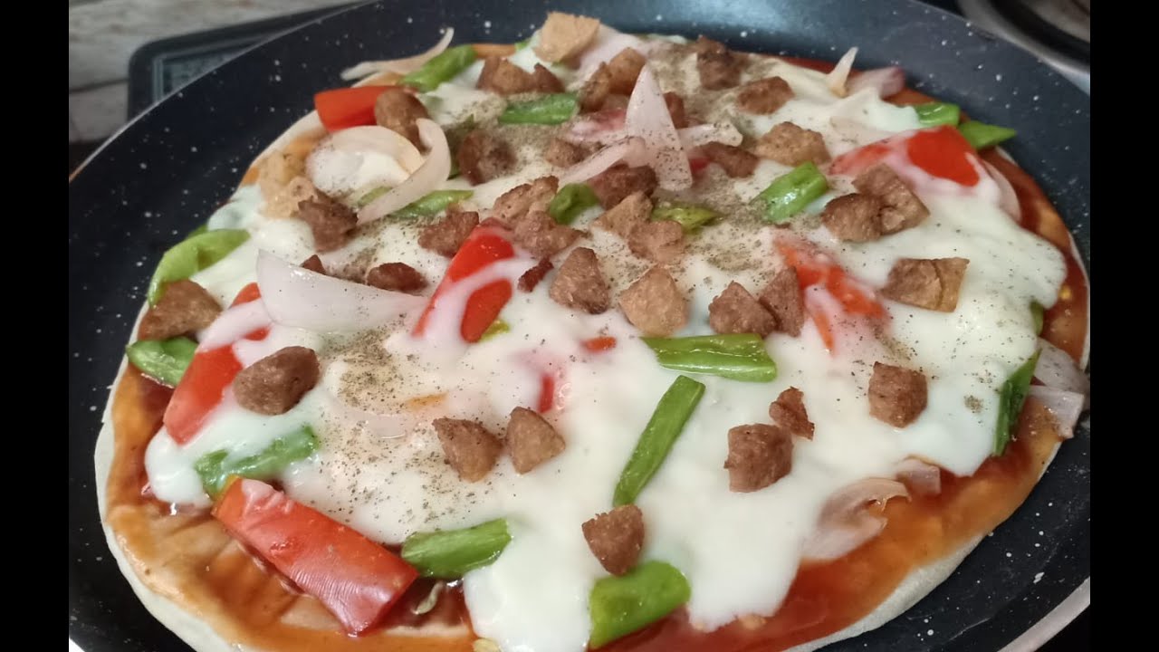 Pizza siam and / Bel a pizza siam and // Pan pizza // No Cheese // No Oven //# jolynntochhong