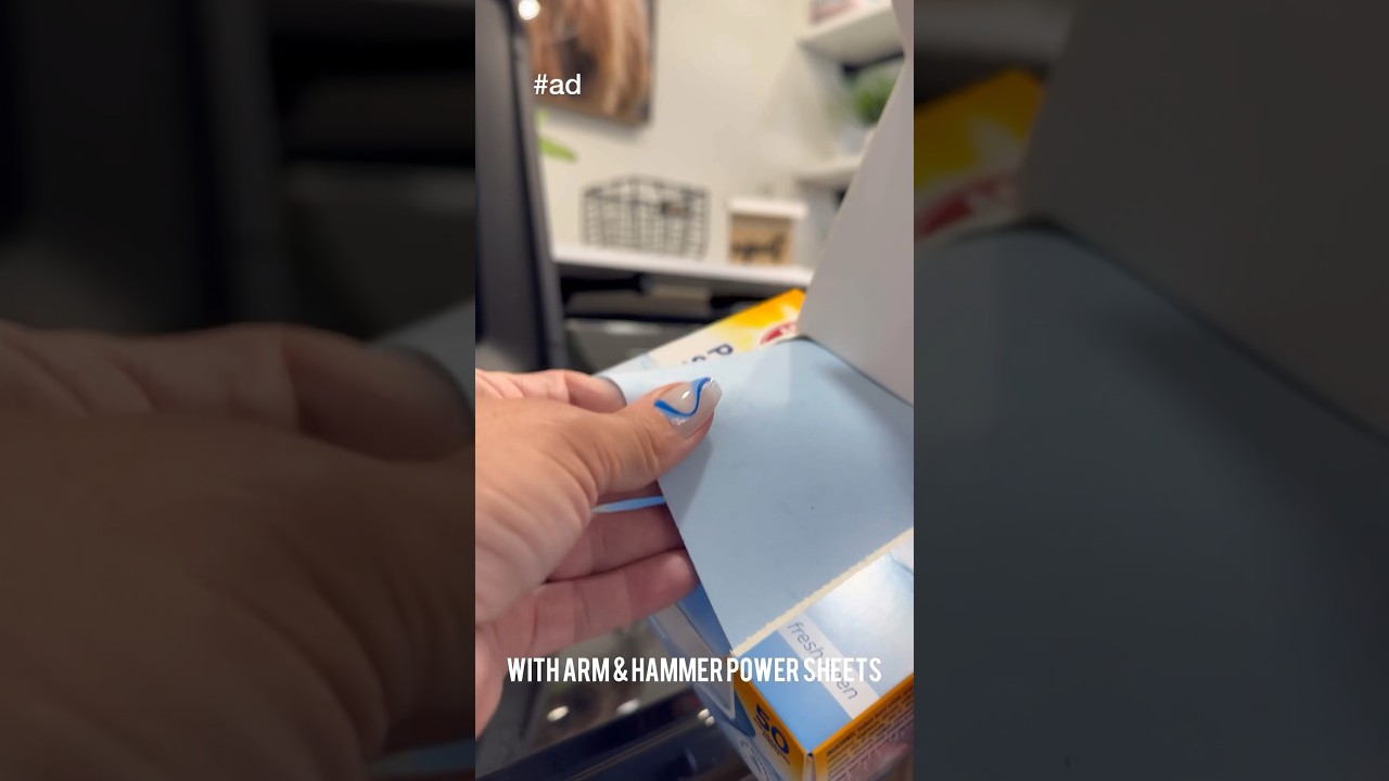 Arm & Hammer brand new power sheets! #laundry #asmr #oddlysatisfying #explore #explorepage