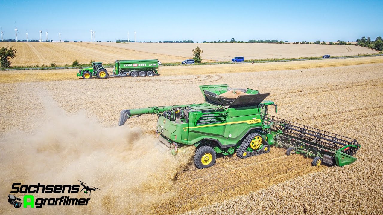 John Deere x9 - der 100t Mähdrescher | Ernte auf Fehmarn 2022 |Sachsens Agrarfilmer |