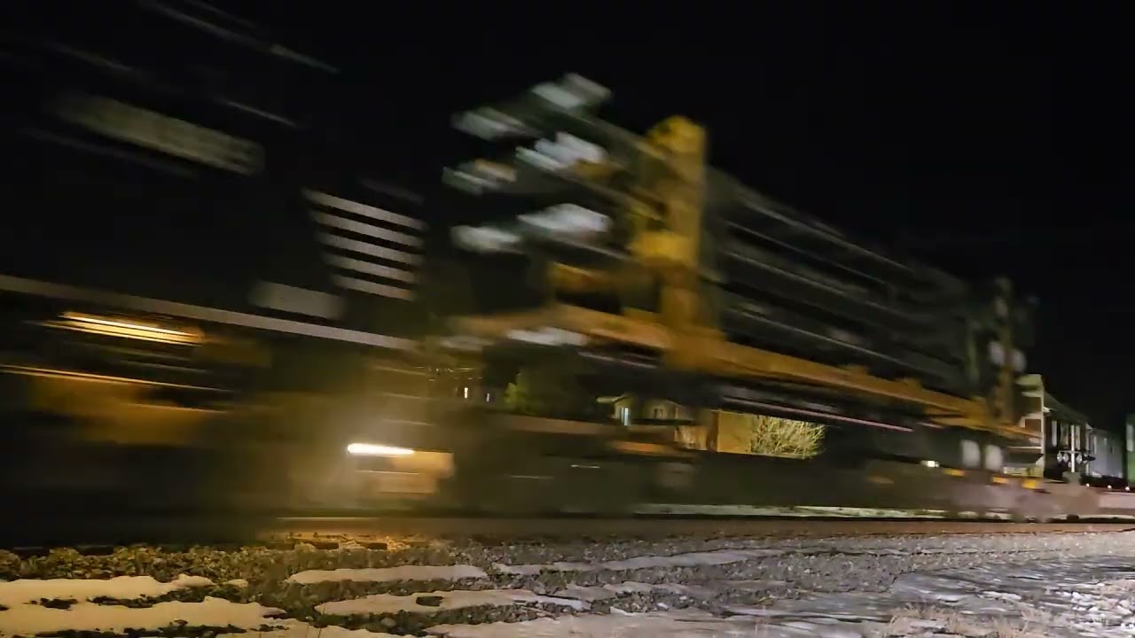 NS 4860 Leads NS 4849 on NS 275 Passing Through in Boyce VA
