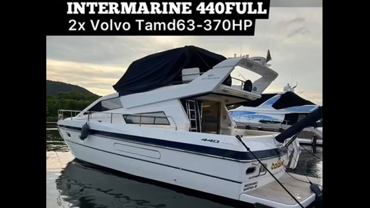 *VENDIDA* Intermarine 440 Full 1998 com 2x Volvo Tamd63 370hp com 300 horas