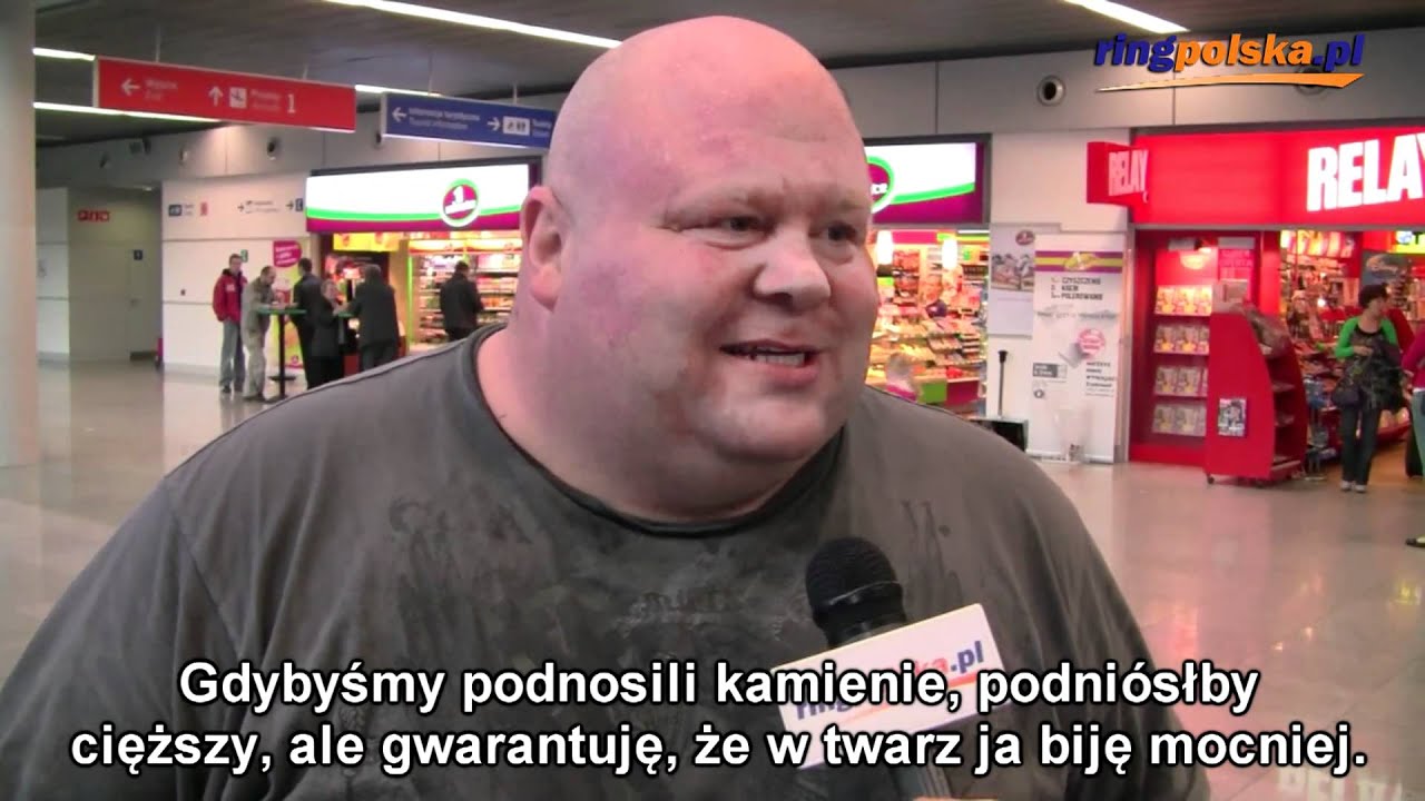 Eric Butterbean Esch przed walką z Mariuszem Pudzianowskim