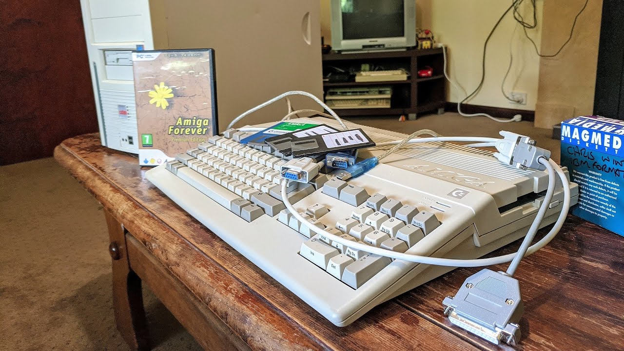 EP-079: ADF to Amiga Floppy via Null Modem RS232 Cable and Amiga Explorer