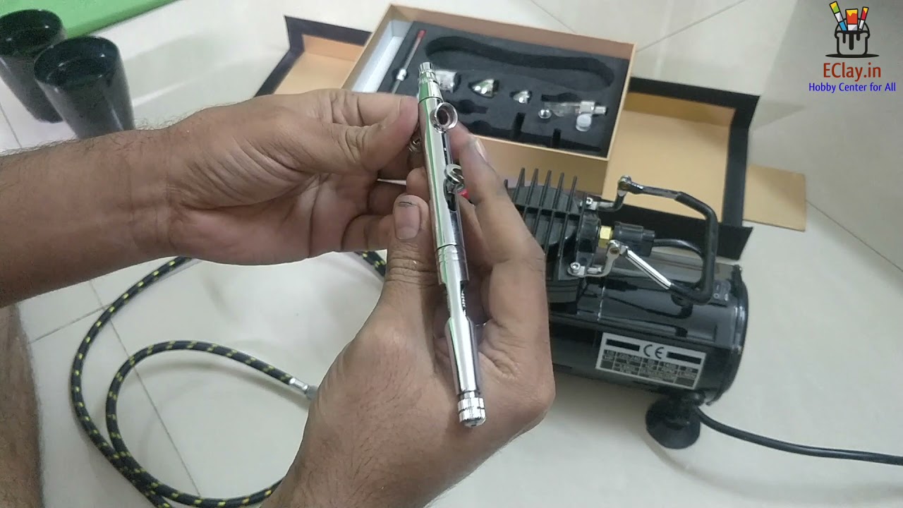Mini Spray painting machine | Air Brush for sculpturing | AirBrush with Compressor | Pen Gun