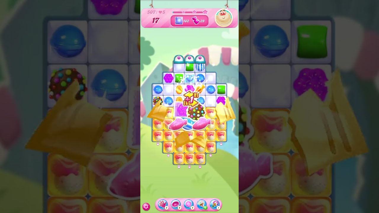Kid game. Candy crush saga level 501~510