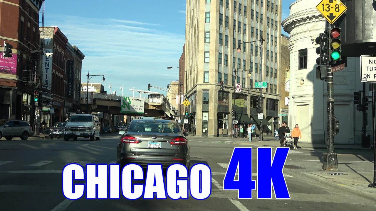 CHICAGO - Going West on North Avenue