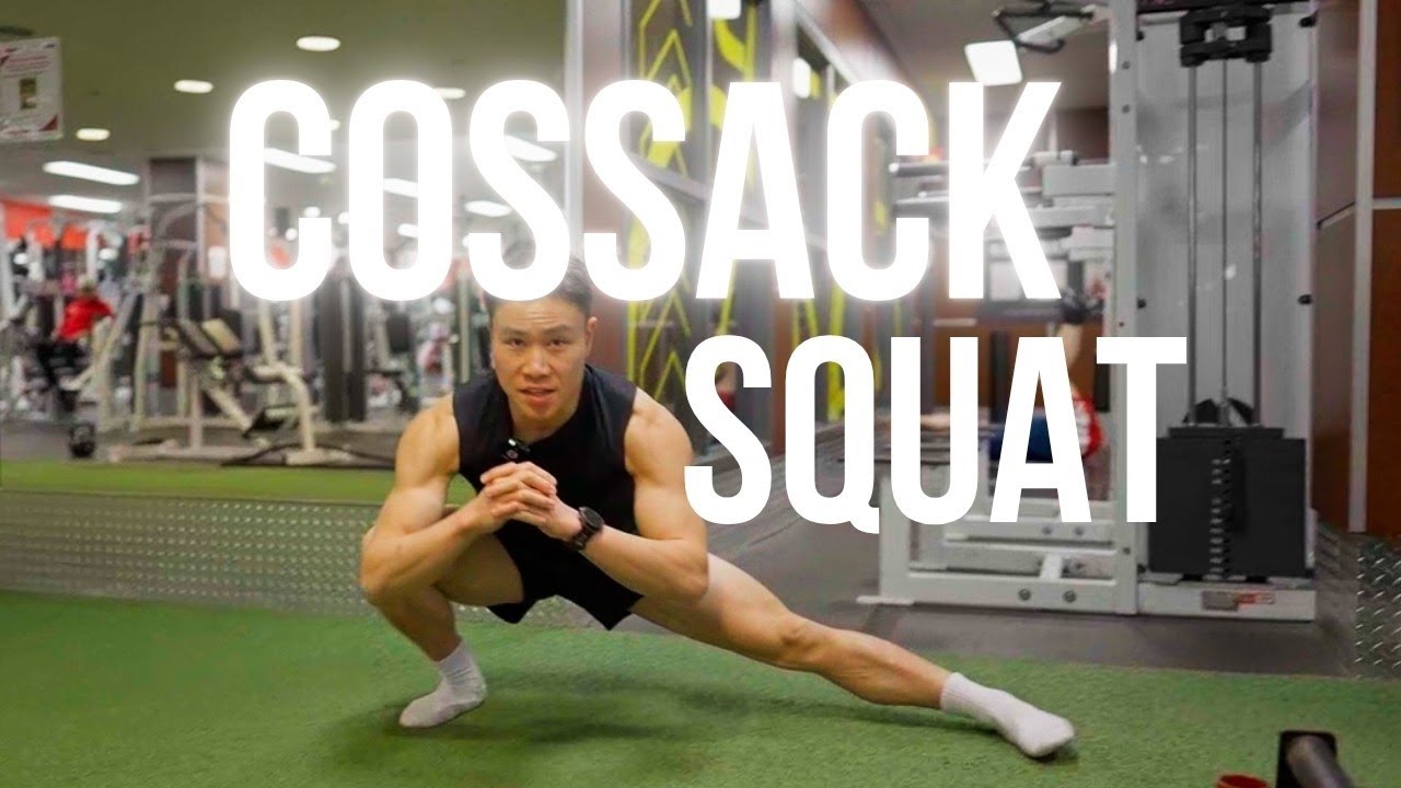 How to Improve your Hip Mobility with Cossack Squats Beginner (minimal equipment)