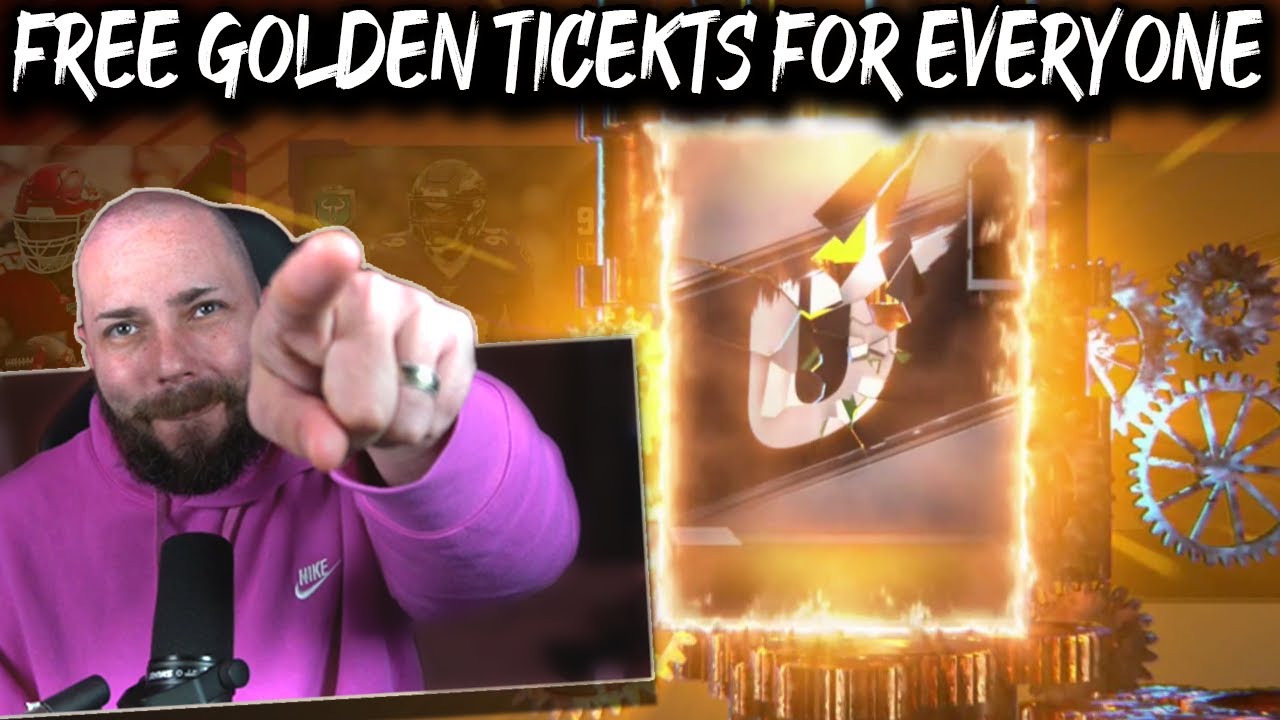 LITERALLY EVERYONE GETS A FREE GOLDEN TICKET! [MADDEN 20 PACK OPENING]