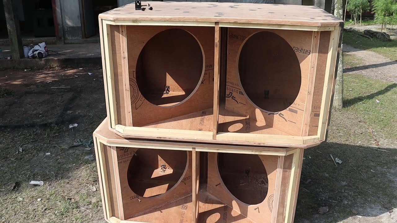 Stx dual Bass cabinet best quality plywood Indian plywood 19mm dual bass cabinet