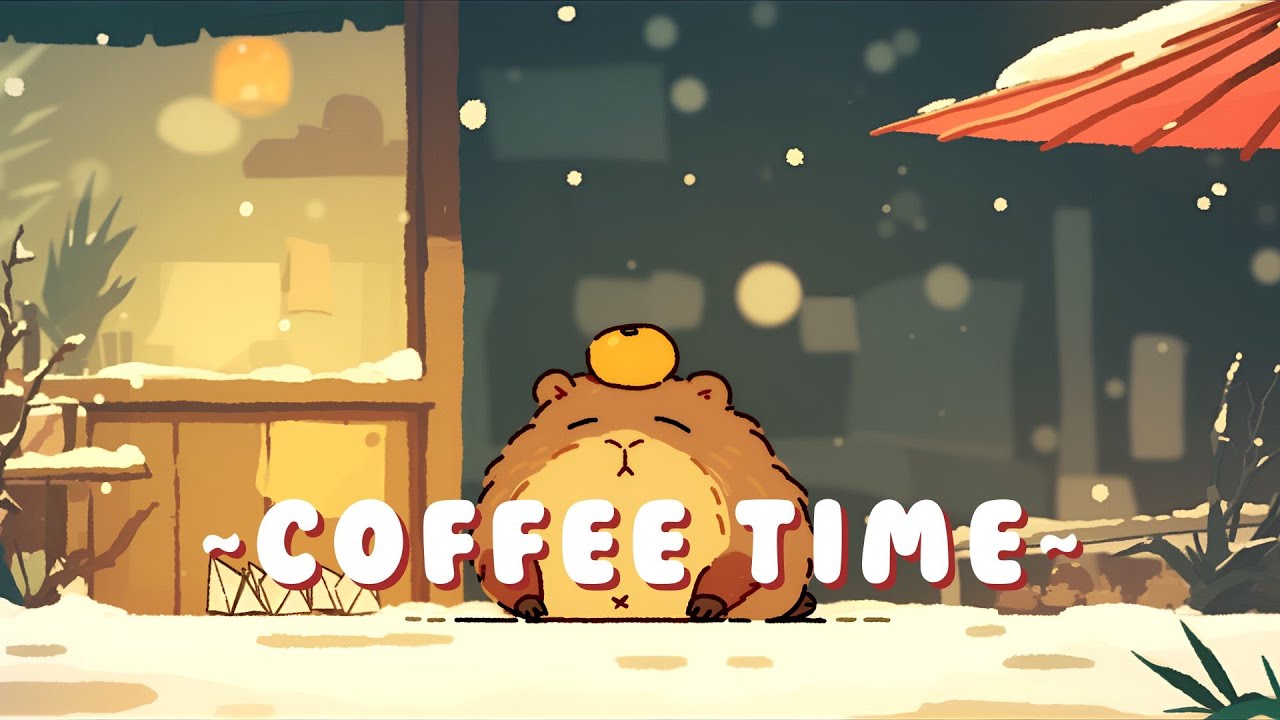 [60 Minutes] Lofi Capybara Radio - Peaceful Beats for Studying & Relaxing ~ Peaceful Moments ~ ✨
