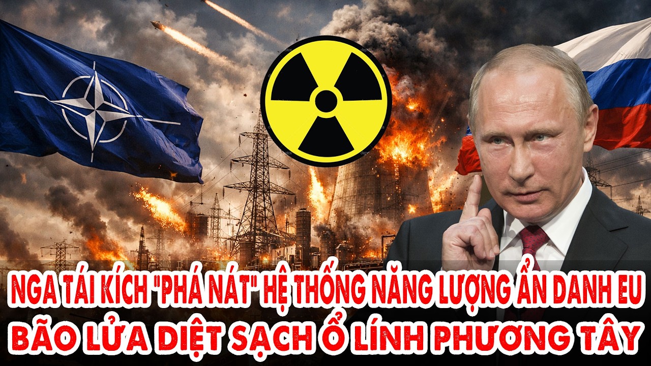Nga tái kích “phá nát” hệ thống năng lượng ẩn danh EU: Bão lửa diệt sạch ổ lính phương Tây