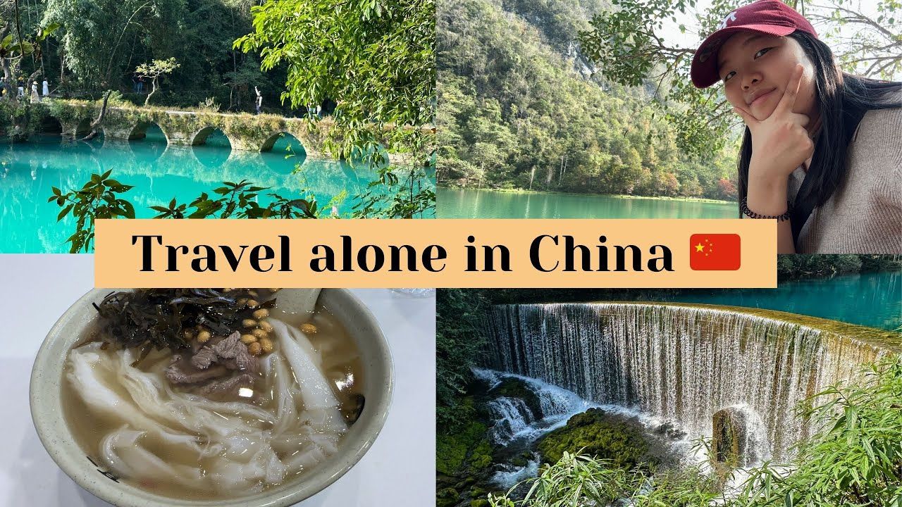 【ChineseVlog】Travel alone in China🇨🇳｜贵州荔波小七孔｜Learn Chinese through Vlogs｜Daily Chinese｜Chinese words