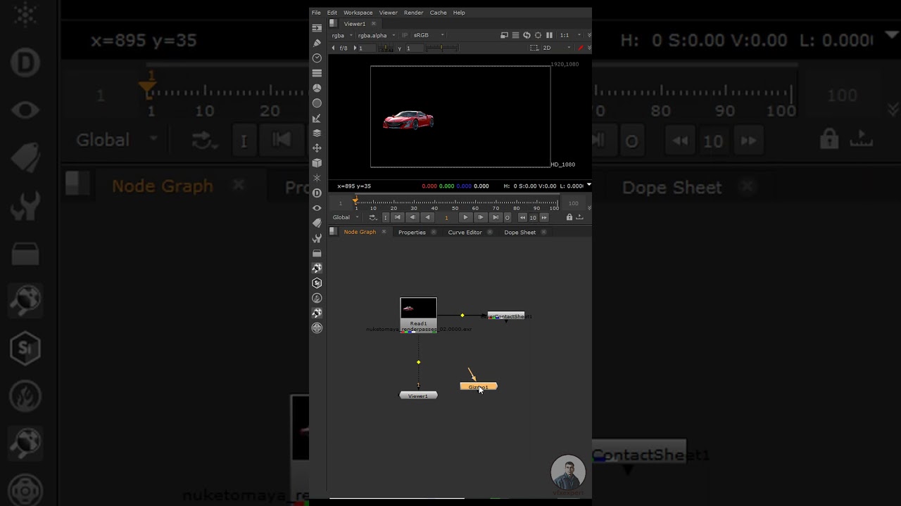 Fast Way To Shuffle All Render Passes in Nuke Just in one Click | Method 01| Nuke Gizmo
