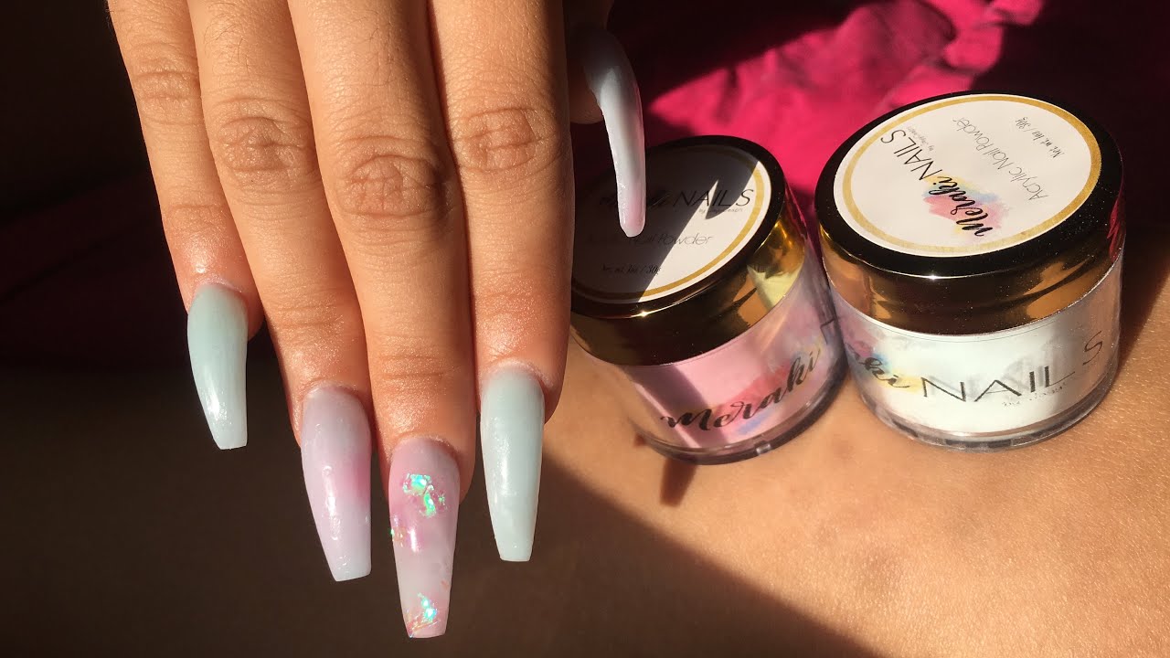 Acrylic Nails At Home! // ig @nailsbydiscua