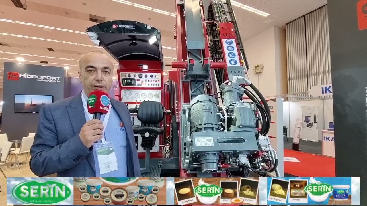 Hidroport Mühendislik HD90 KAROTLU SONDAJ MAKİNASI 🟢EIF Türkiye Madencilik Kongresi ve Fuarı 2023