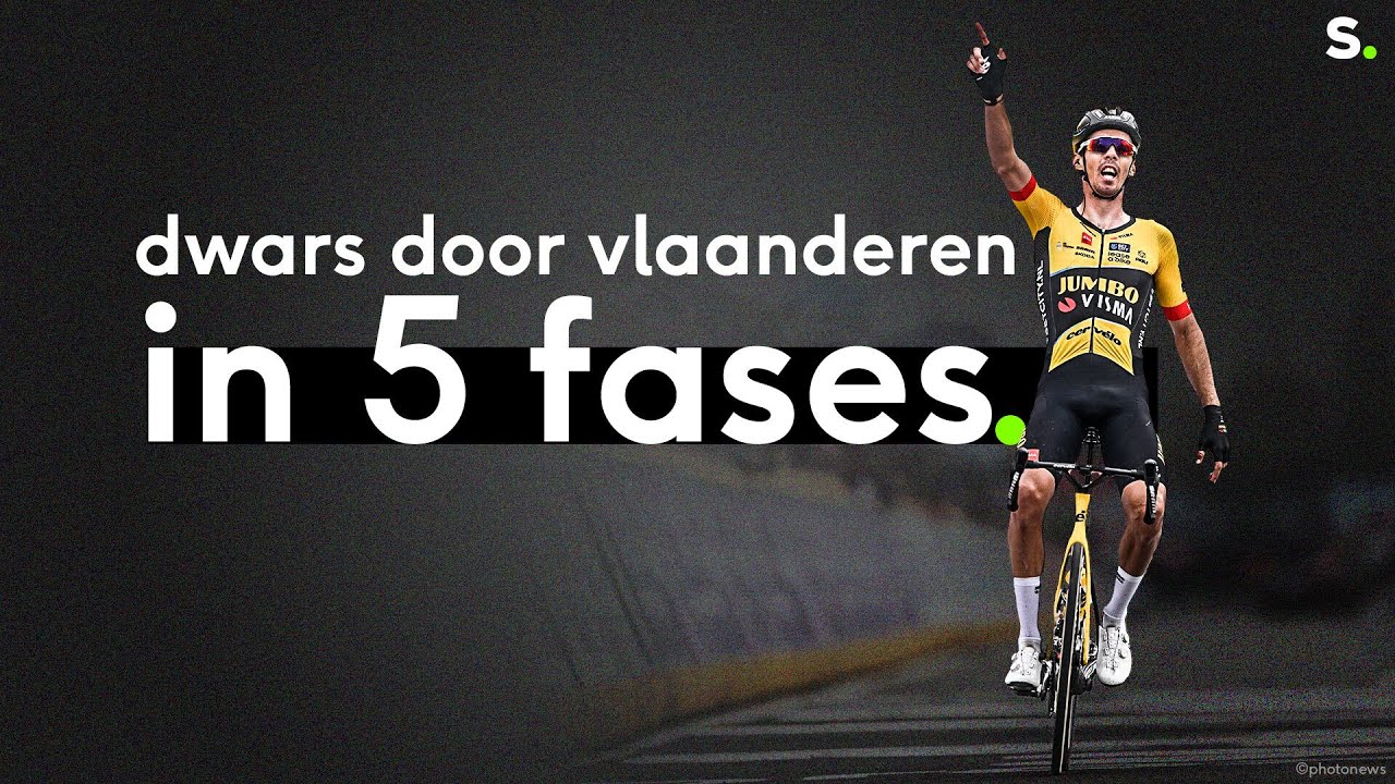 Zo ging Christophe Laporte met de zege aan de haal in Dwars door Vlaanderen