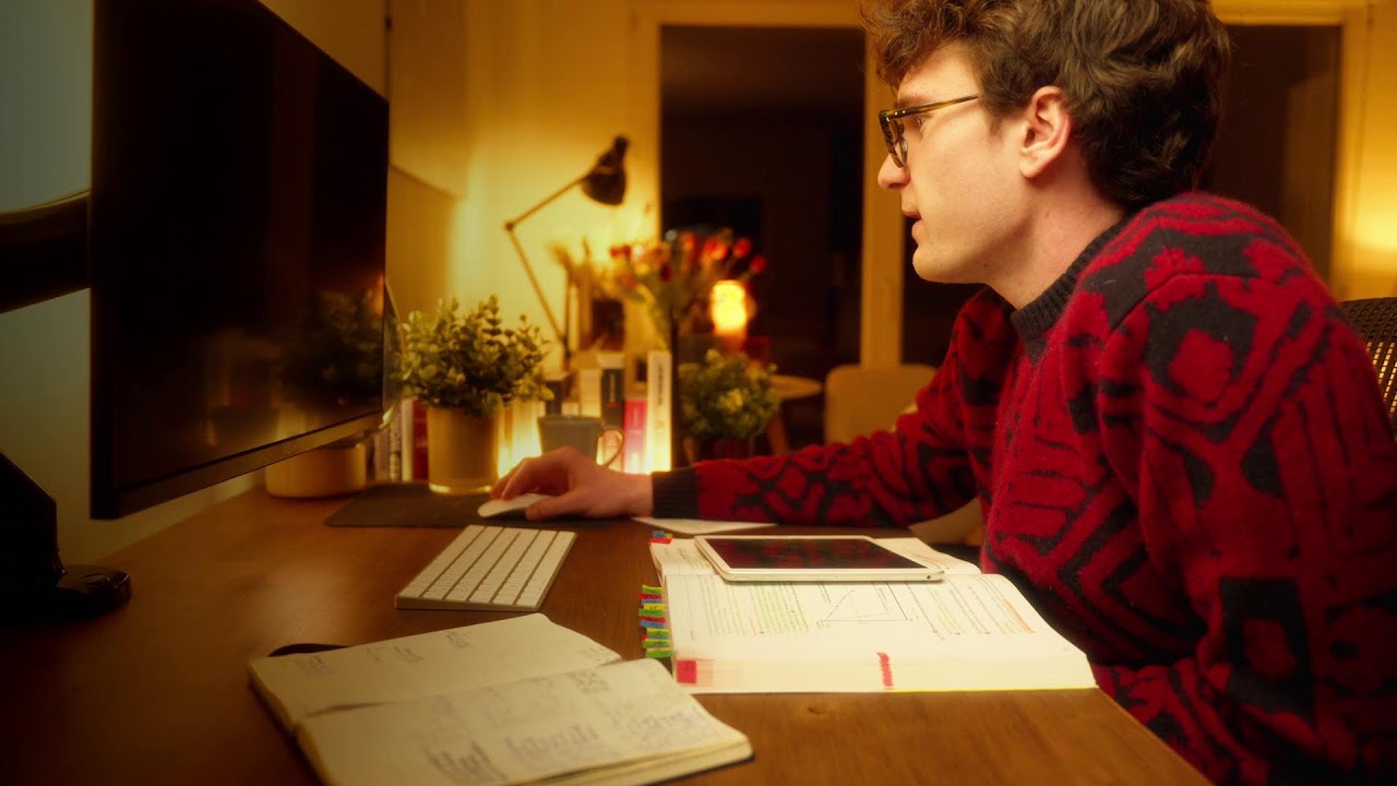 4-HOUR | Study With Me | One break, No music, Deep work
