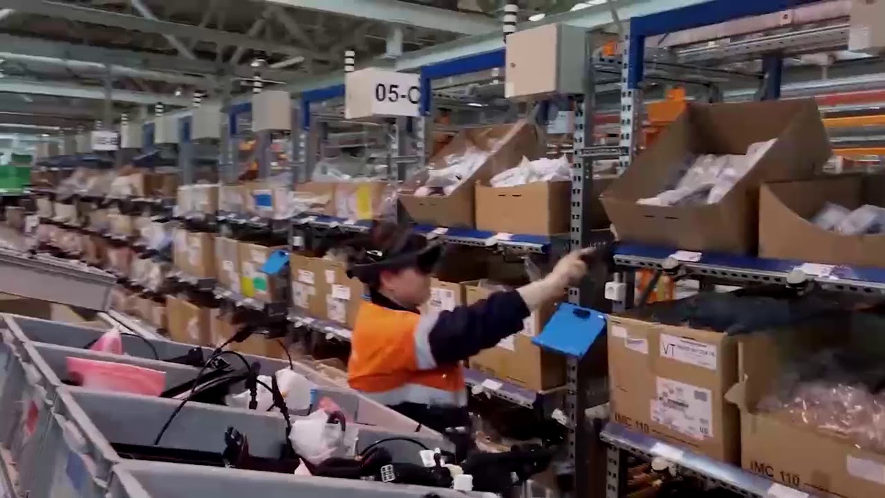 Использование системы Pick by Vision на заводе Ford