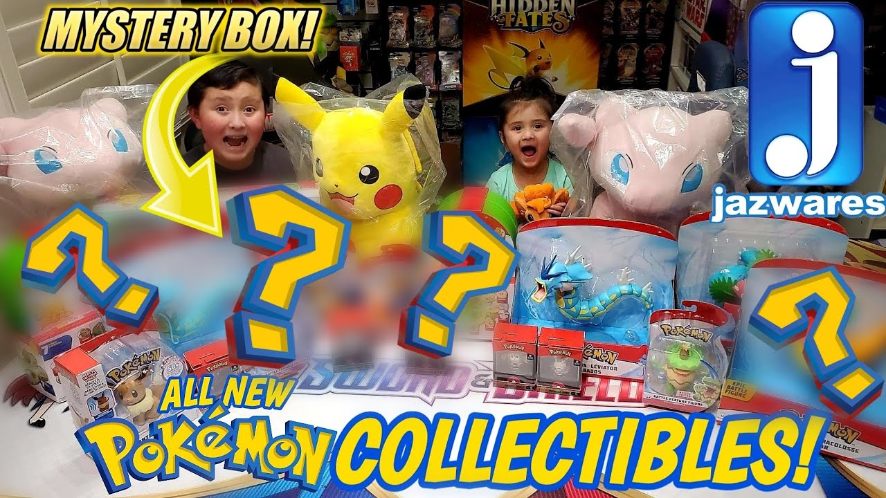 ALL NEW POKEMON COLLECTIBLES FROM JAZWARES! OPENING MYSTERY POKEMON BOXES FILLED WITH SURPRISES!