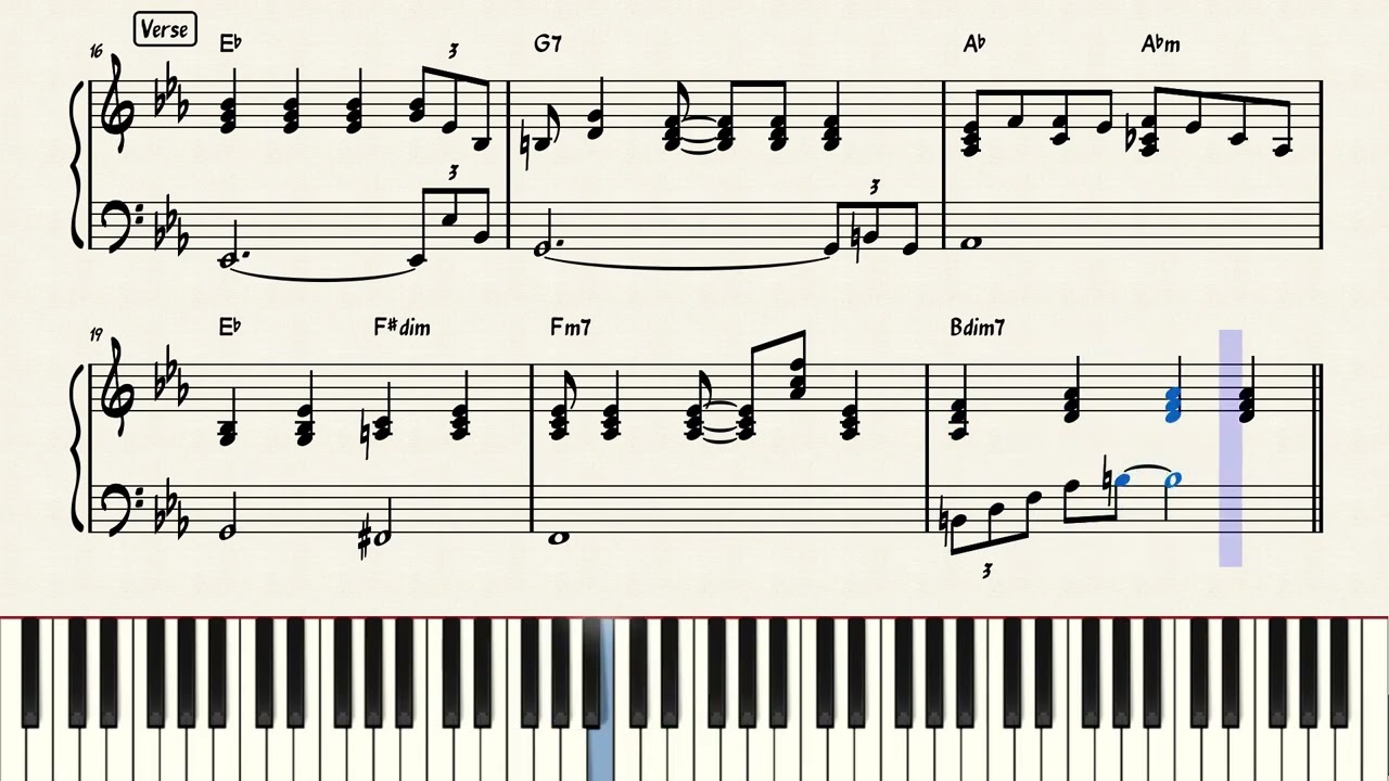 My Melancholy Blues | Piano Accompaniment