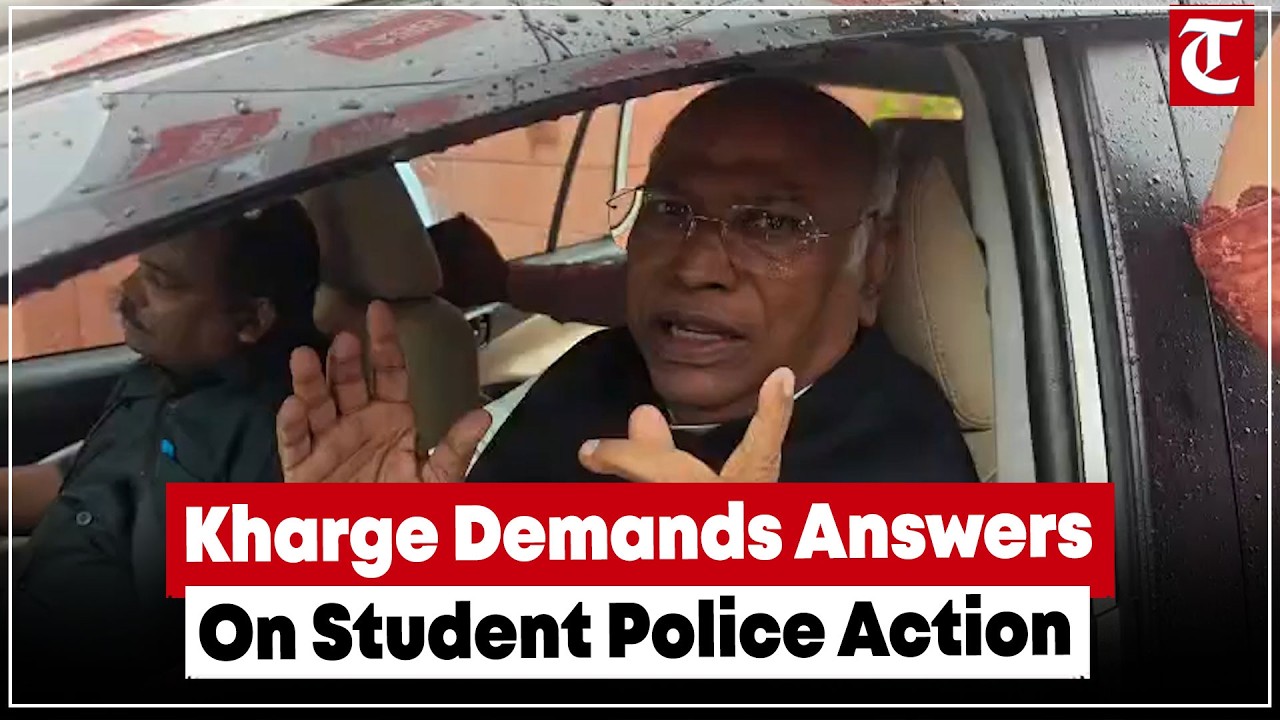 Kharge Says Congress Won&rsquo;t Shift Goalposts, Demands Answers on Student Lathi-Charge, Firing