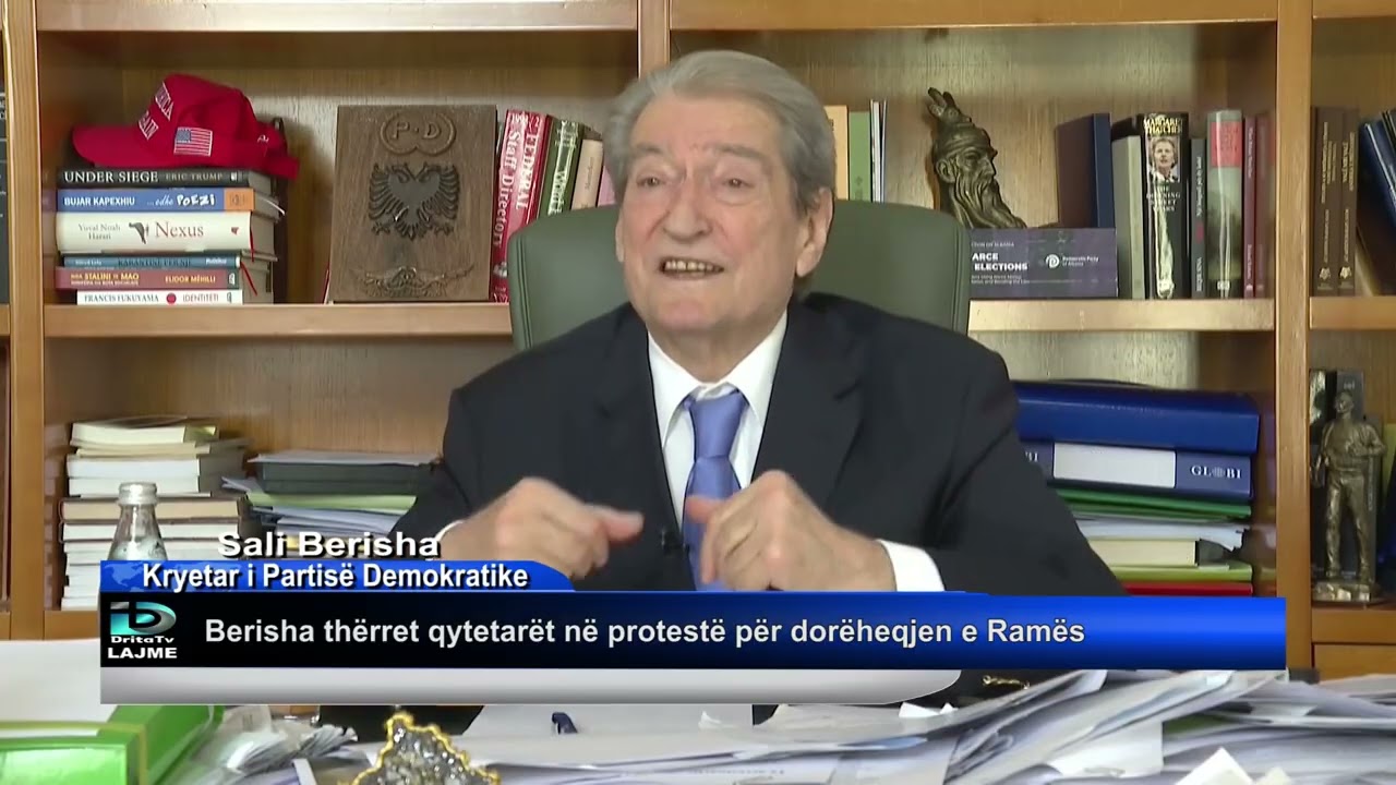 Berisha thërret qytetarët në protestë për dorëheqjen e Ramës