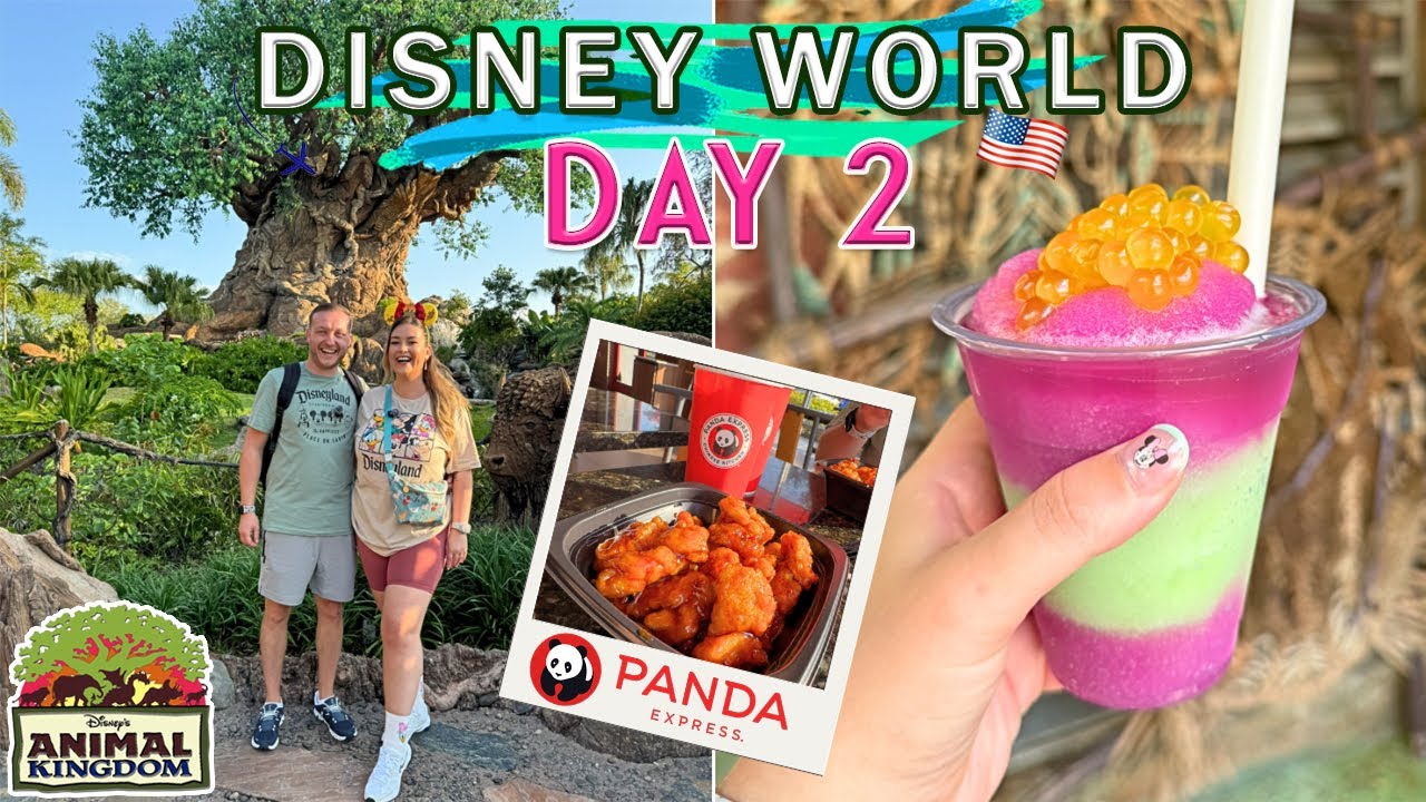 WALT DISNEY WORLD | ANIMAL KINGDOM VLOG - Day 2 | Dinosaur | Disney Merch | Panda Express | Walmart