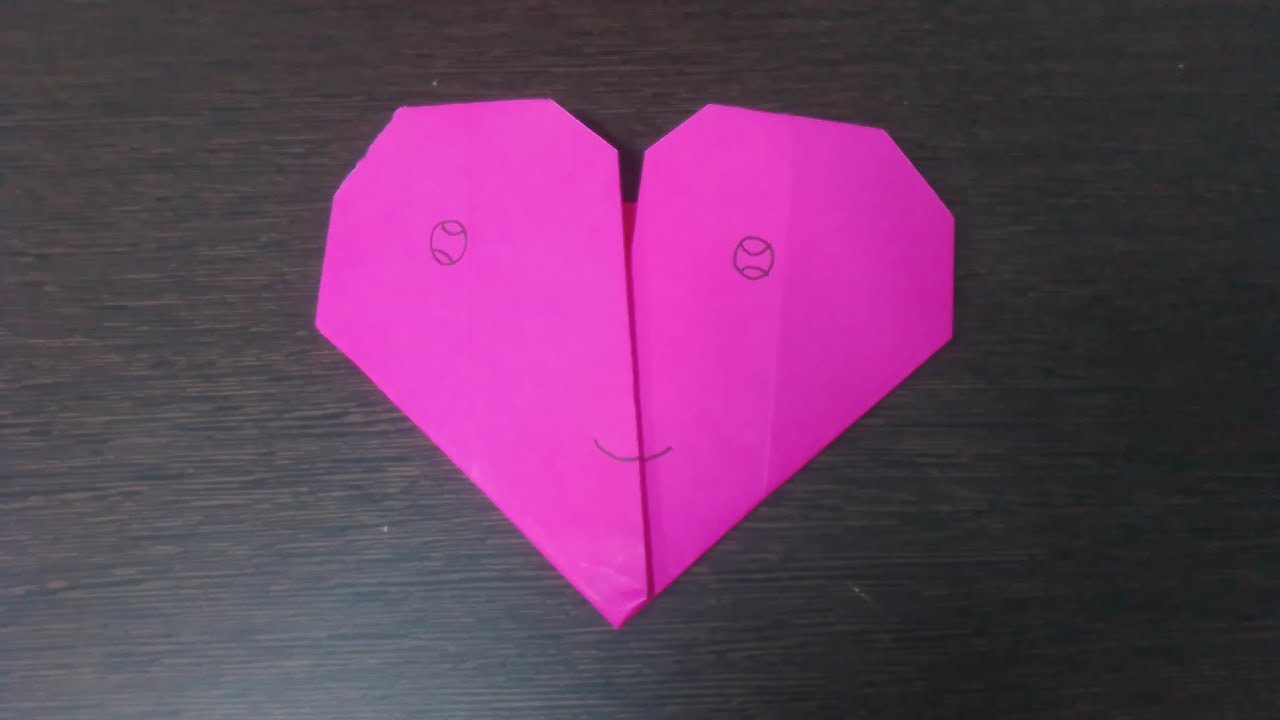 HOW TO MAKE ORIGAMI HEART..#diy #homemadepapercraft #paperart #craft #origami 