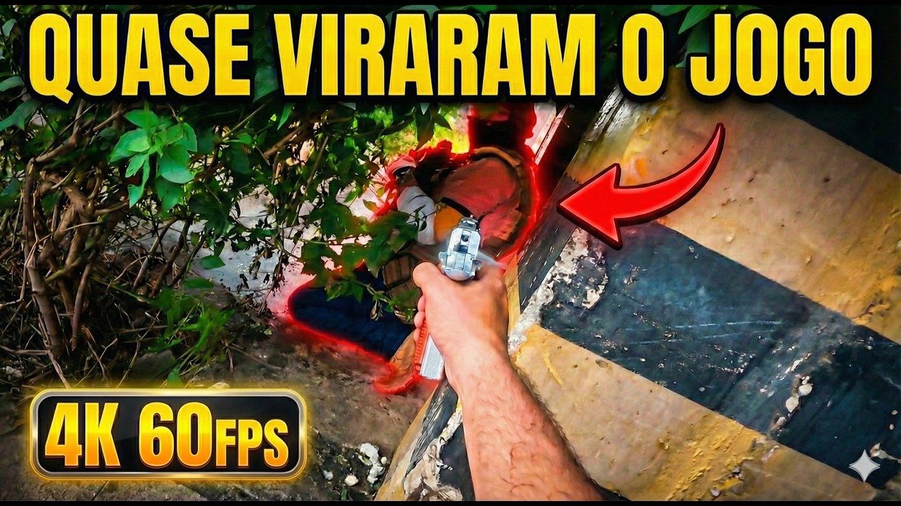 QUASE VIRARAM O JOGO!! MAS MATAMOS ANTES! #airsoft - 4K60FPS -