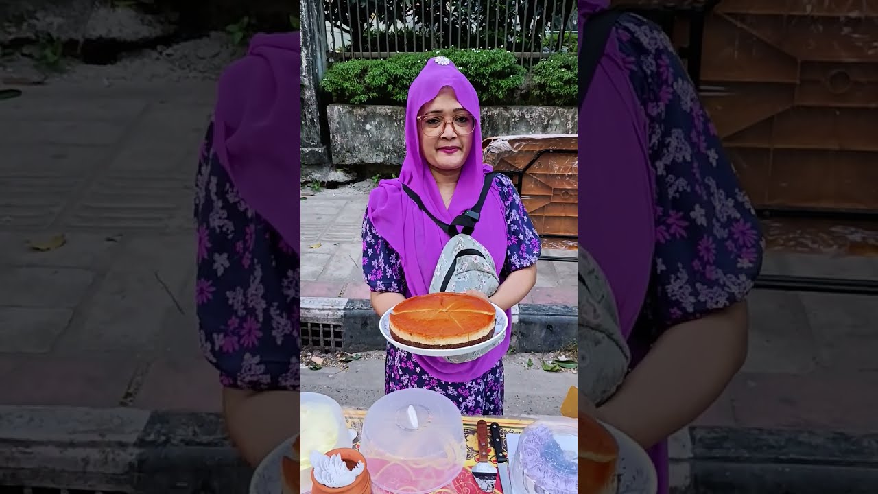 কেক এতো মজা অবহেলা | Viral Asian Cake Street Food | Asian Food Focus