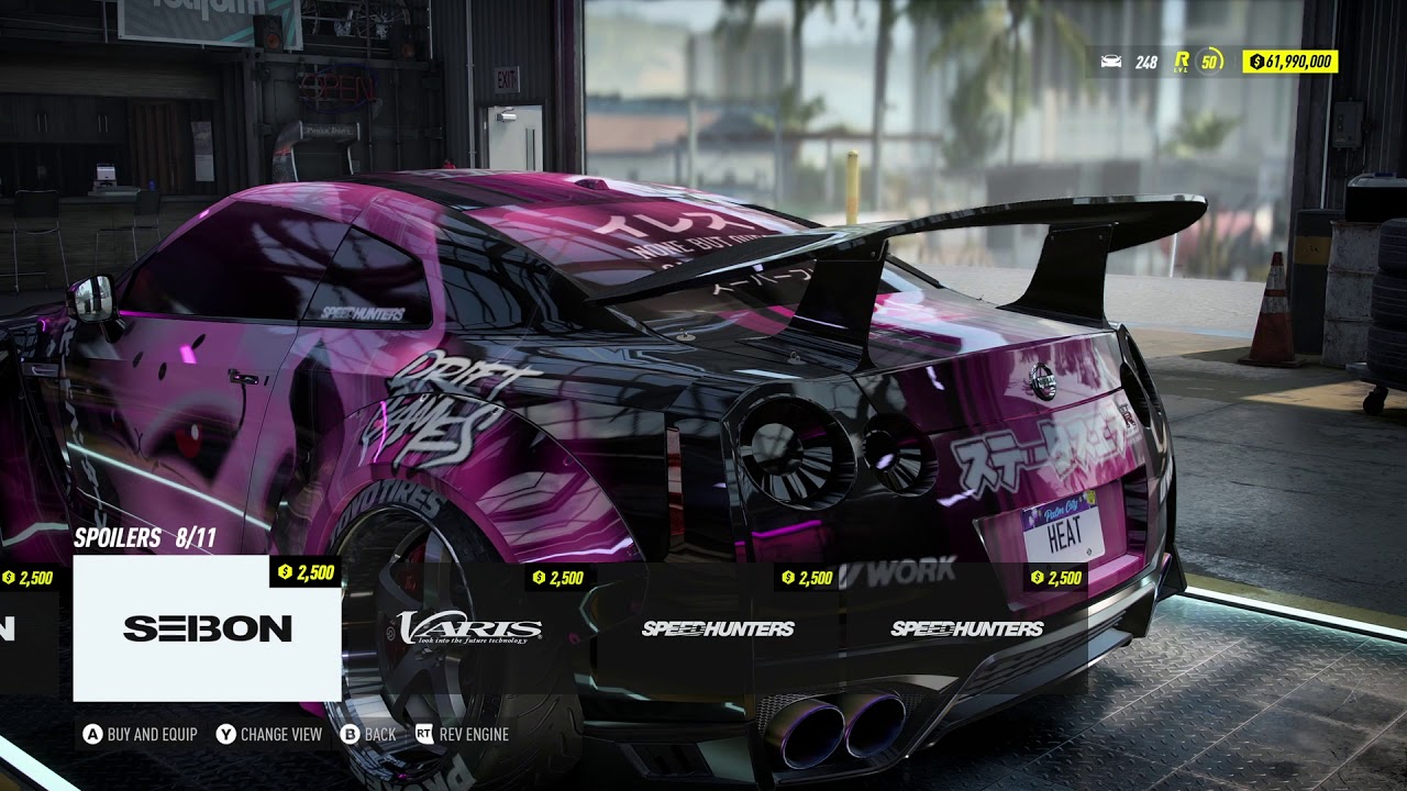 NFS Heat Libertywalk GTR full build