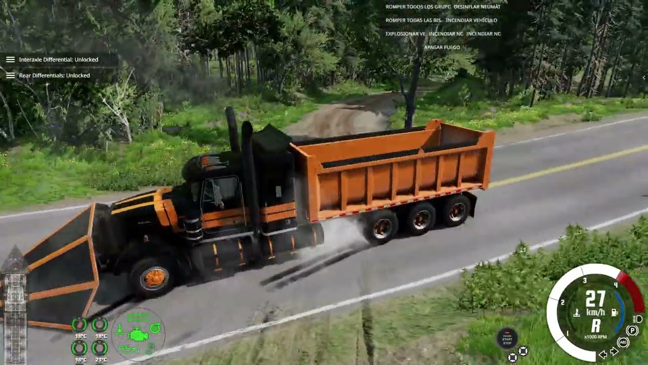 Parte 2 - Destrozando coches con un camionaco