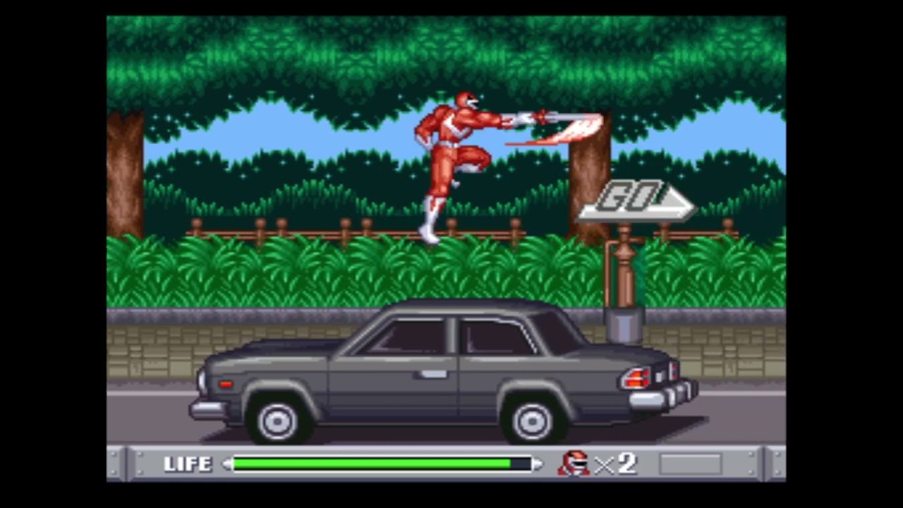 Power Rangers Shock Games Retrô