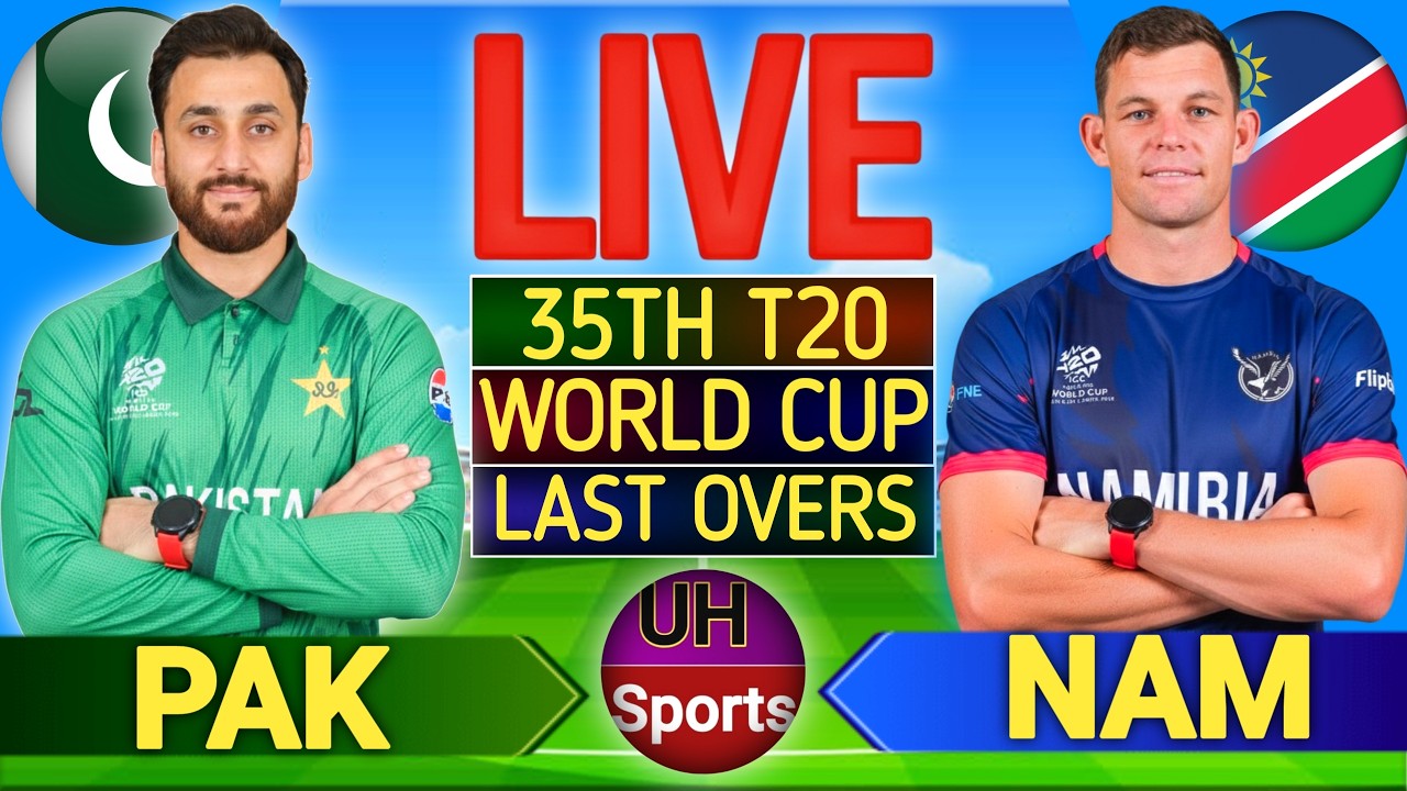 Pakistan vs Namibia Live : Cricket Live Match Score, PAK vs NAM Live | 2026 T20 World Cup, PAK 15 Os