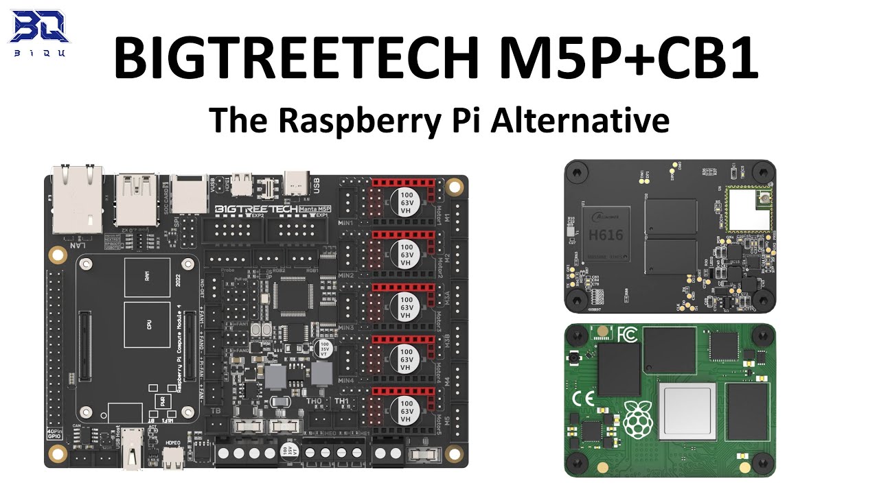 Klipper: разумная цена на замену Raspberry Pi Bigtreetech Manta M5P+CB1+TMC2209 для 3D-принтеров