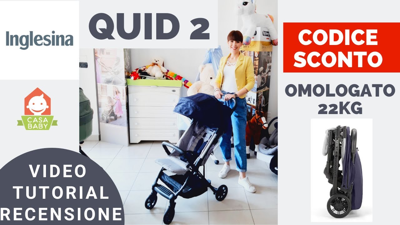 INGLESINA QUID 2:  Video Tutorial e CODICE SCONTO